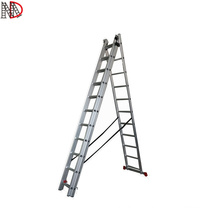 3 sections Aluminum Foldable Extension Ladders with EN131